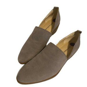 Lucky Brand Morriah Leather Flats Loafers Grey 8.5